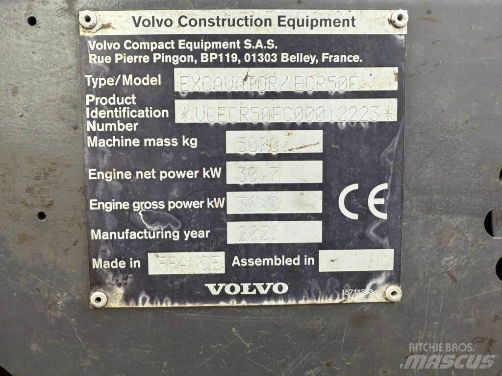 Volvo ECR50F Mini excavators < 7t