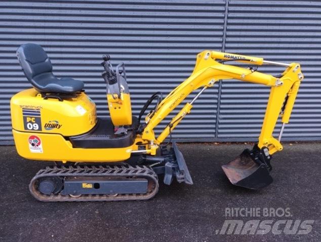 Komatsu PC 9 Mini excavators < 7t