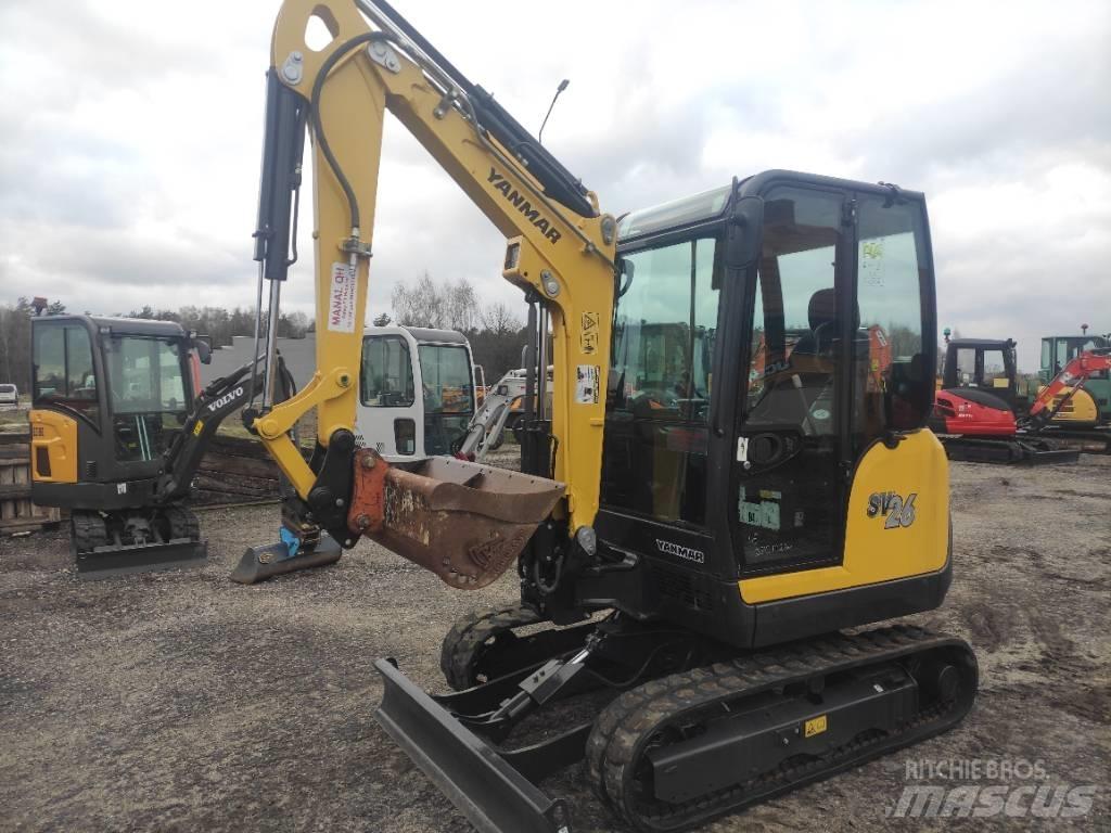 Yanmar SV 26 2017r Mini excavators < 7t
