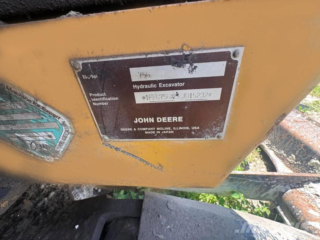 John Deere 75 G Mini excavators < 7t