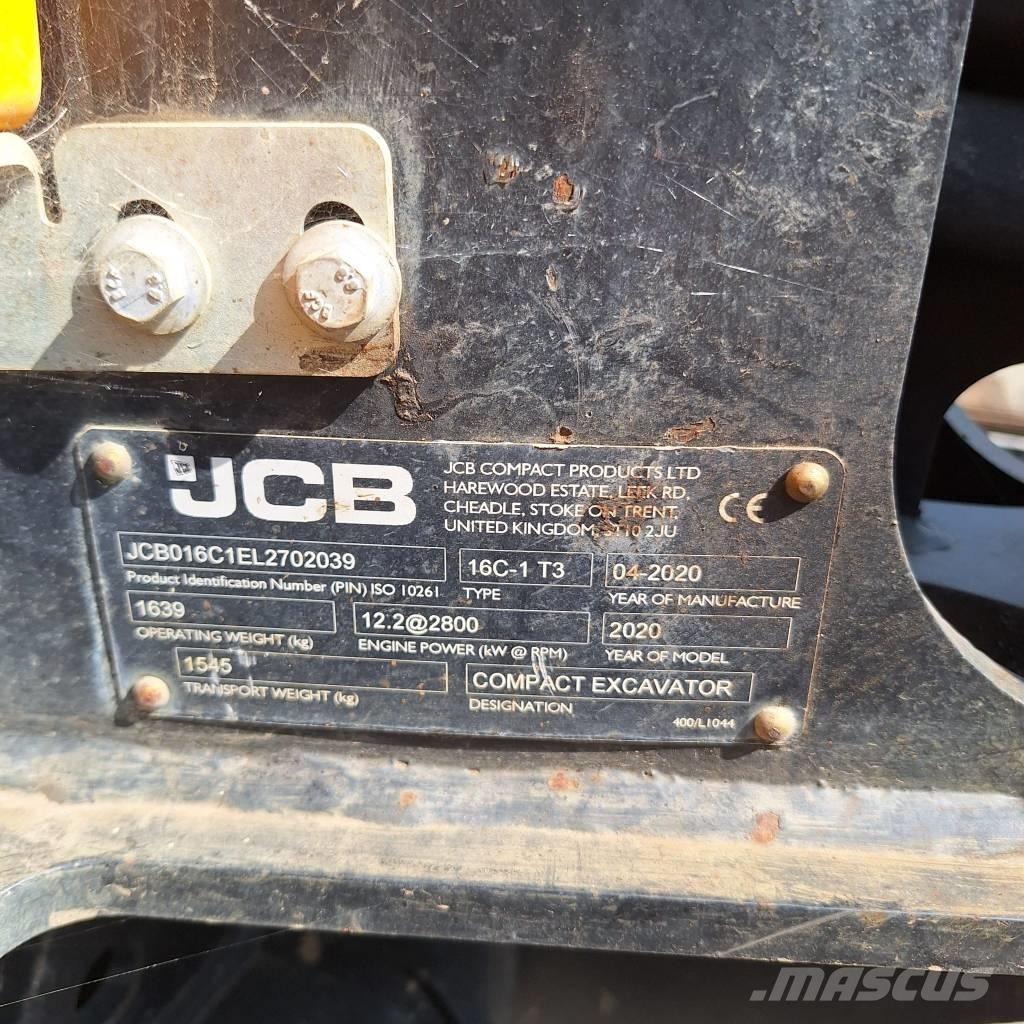 JCB 16 C-1 Mini excavators < 7t