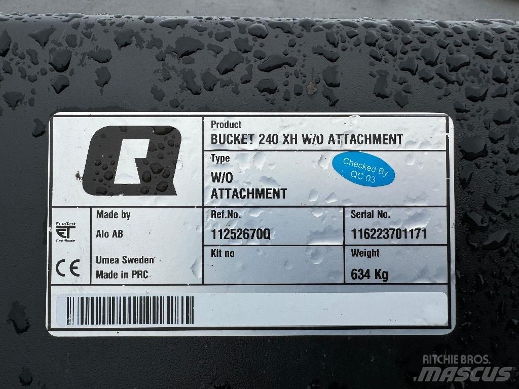 Quicke 240 XH M+ FEL`s  spares & accessories