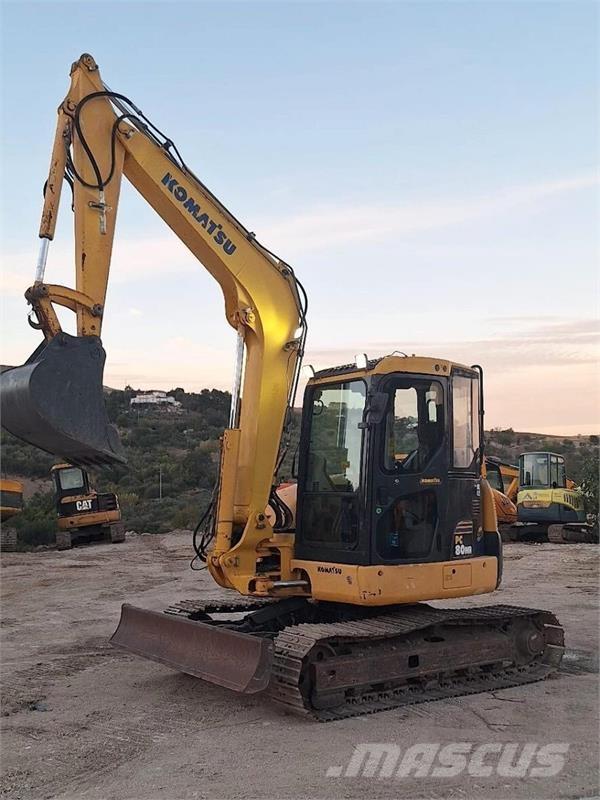 Komatsu PC80 Mini excavators < 7t