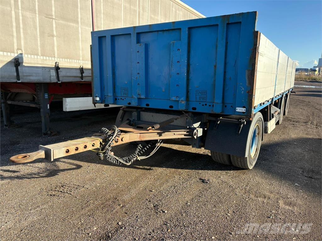 Leci 3aks Åben Flatbed/Dropside trailers