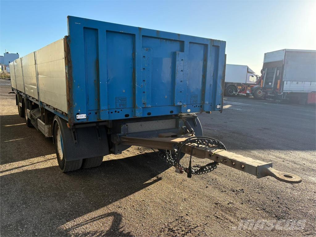 Leci 3aks Åben Flatbed/Dropside trailers