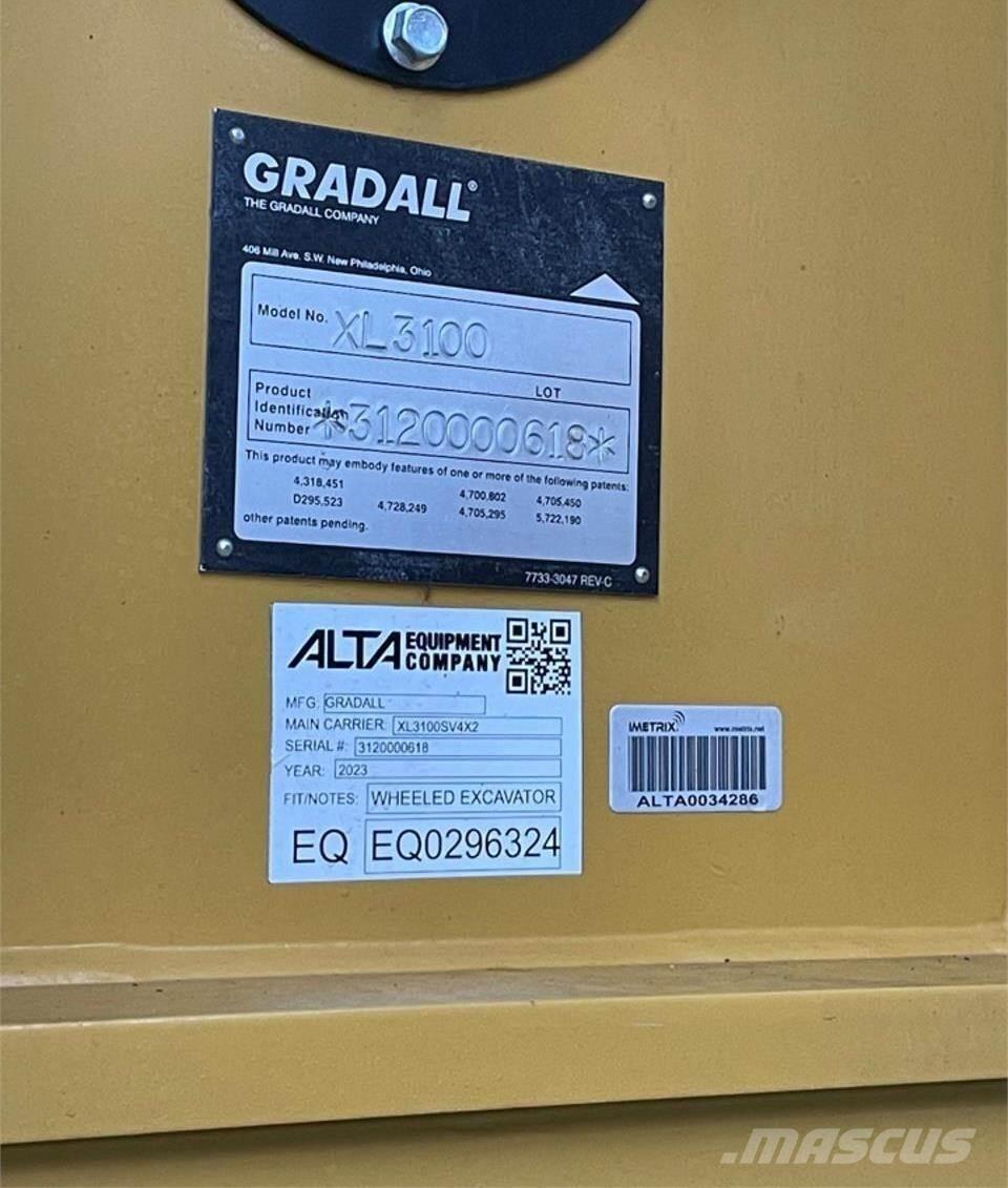 Gradall XL3100 V Wheeled excavators