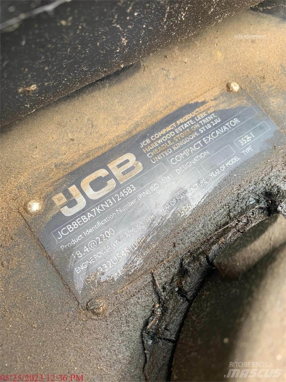 JCB 35Z-1 Mini excavators < 7t