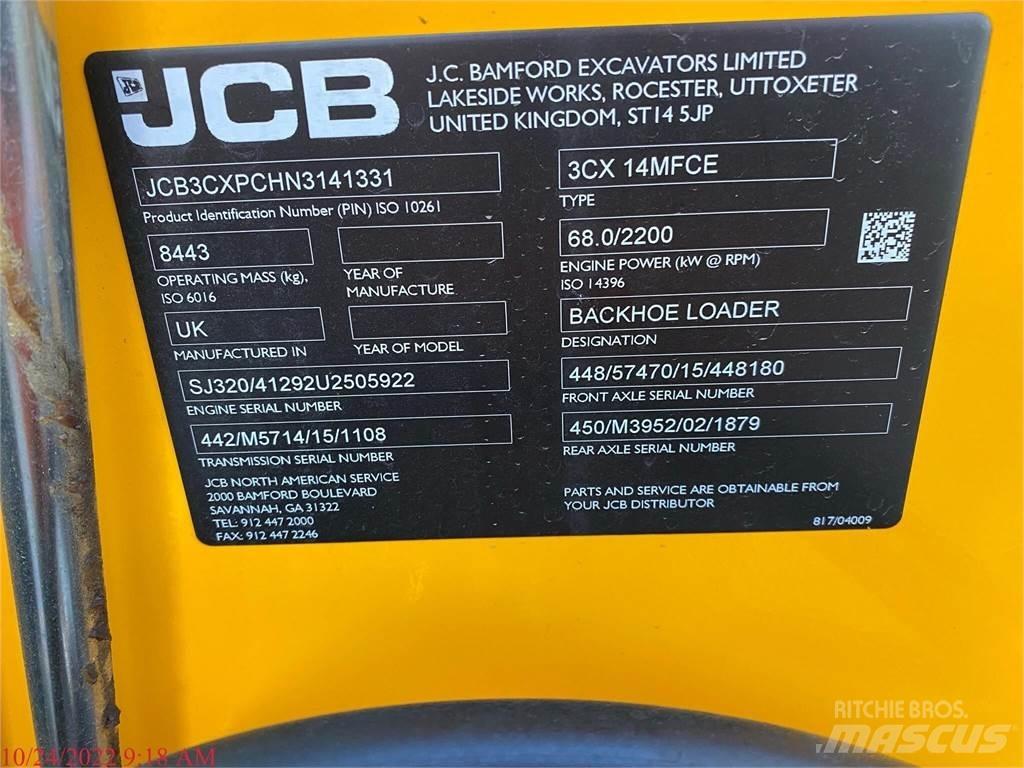 JCB 3CX14 TLB's