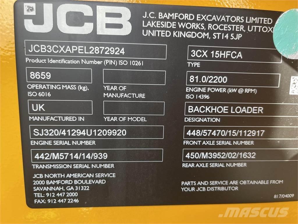 JCB 3CX15 SUPER TLB's