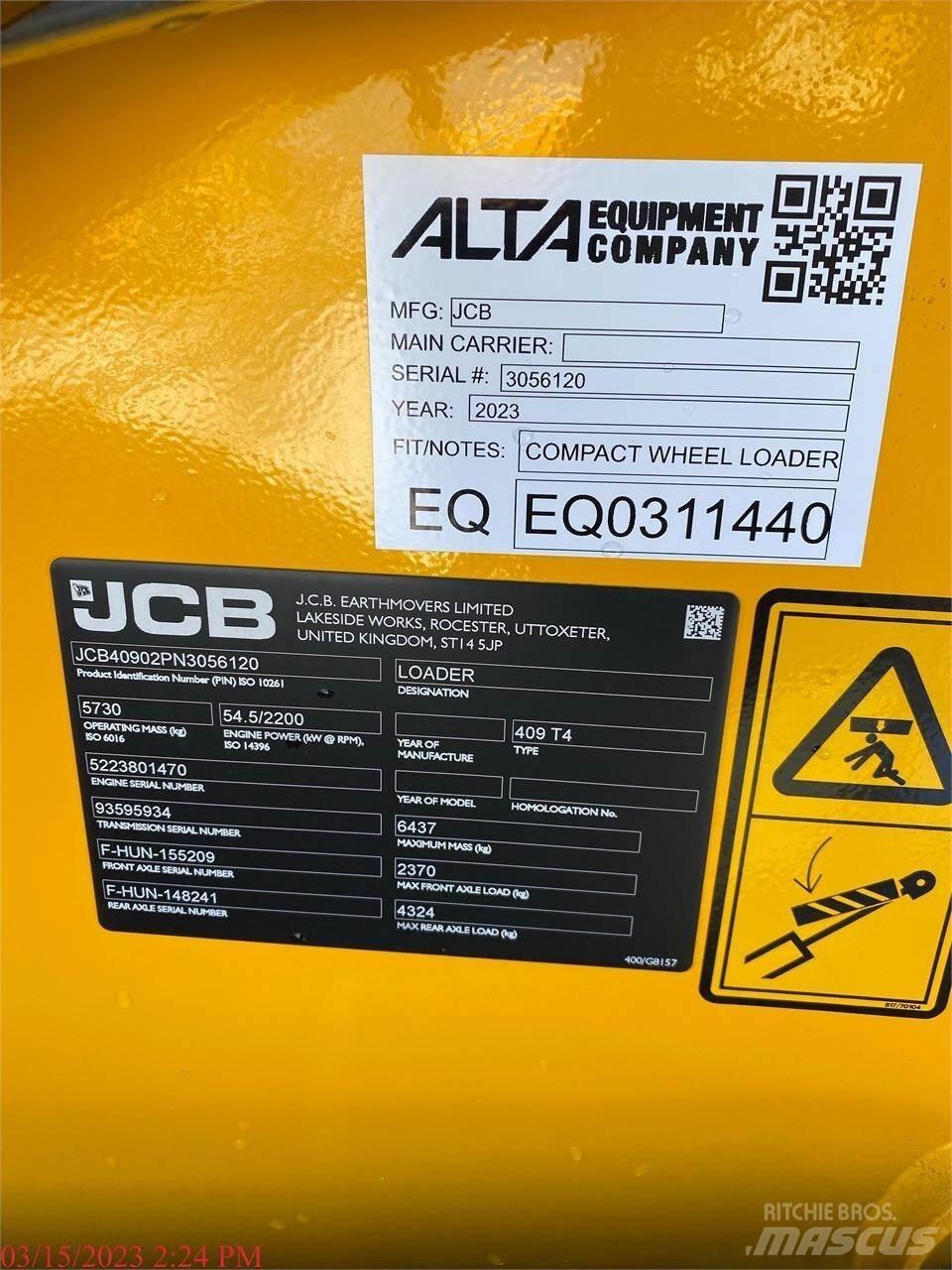 JCB 409 Wheel loaders