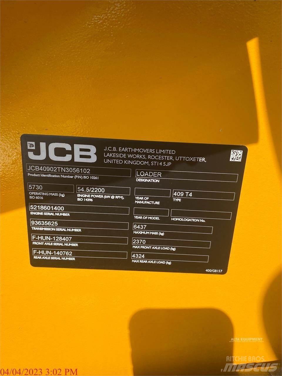 JCB 409 Wheel loaders