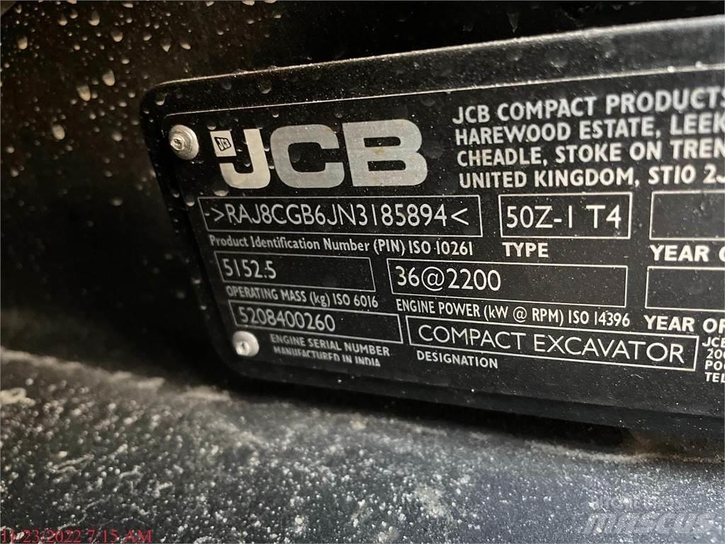 JCB 50Z-1 Mini excavators < 7t