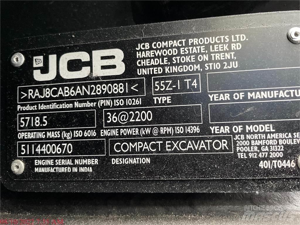 JCB 55Z-1 Mini excavators < 7t