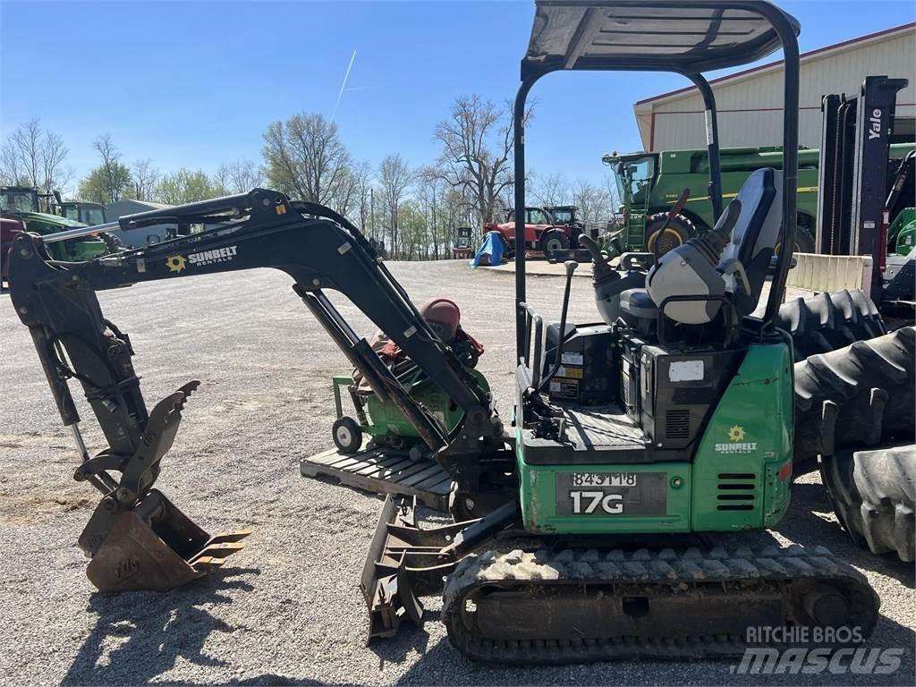 John Deere 17G Mini excavators < 7t