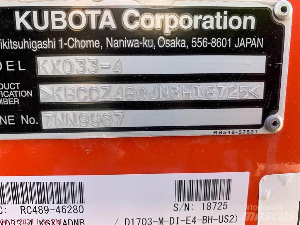 Kubota KX033-4 Mini excavators < 7t