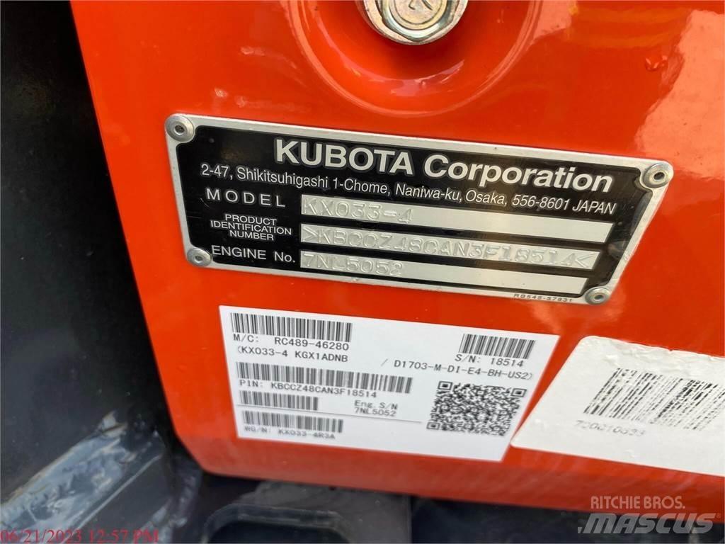 Kubota KX033-4 Mini excavators < 7t