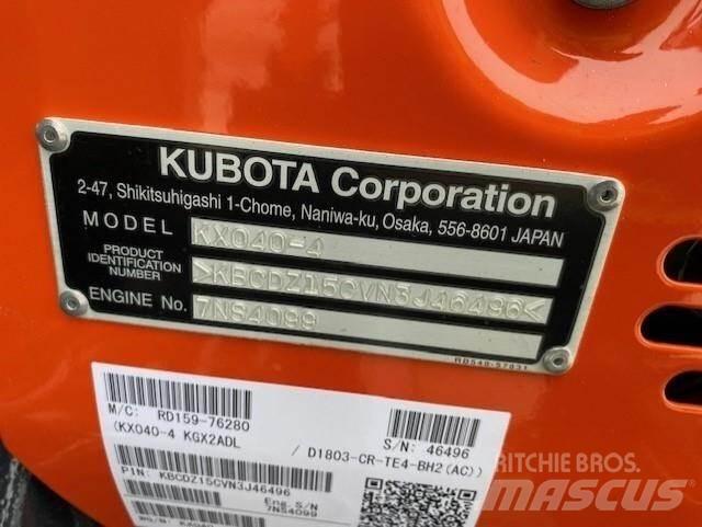 Kubota KX040-4 Mini excavators < 7t