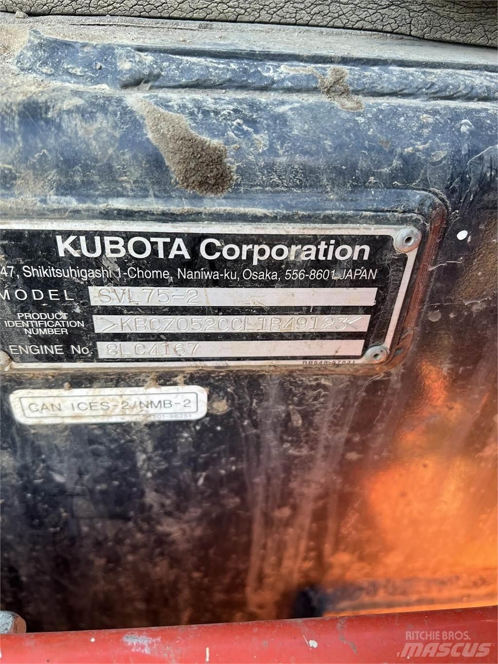 Kubota SVL75-2 Skid steer loaders