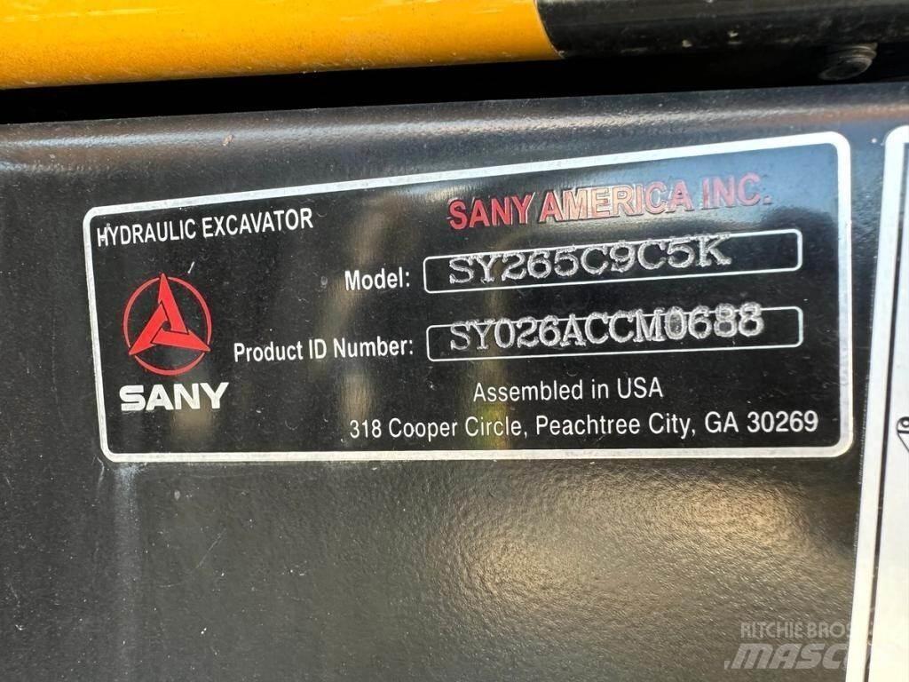Sany SY265C LC Crawler excavators