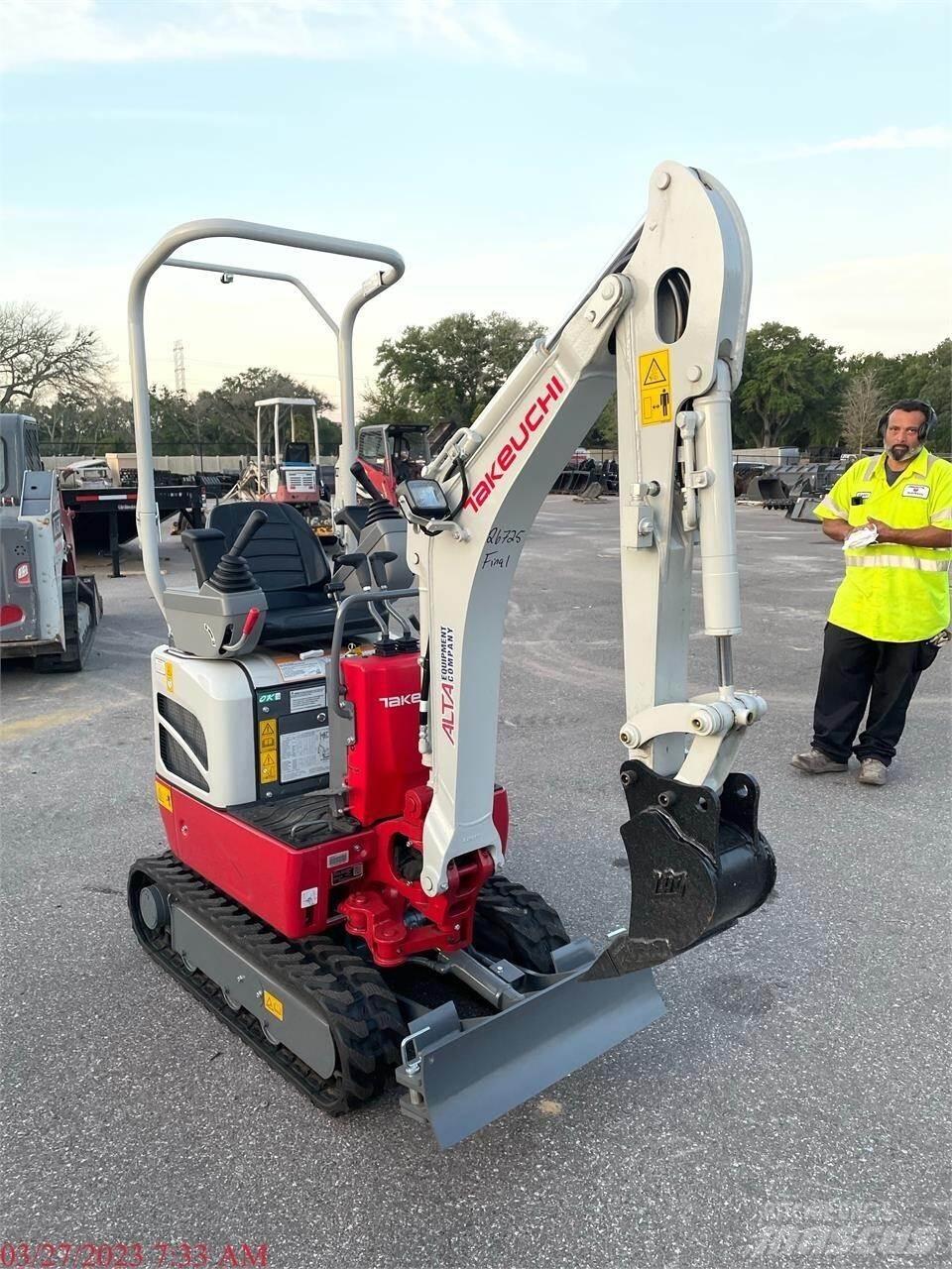 Takeuchi TB210R Mini excavators < 7t