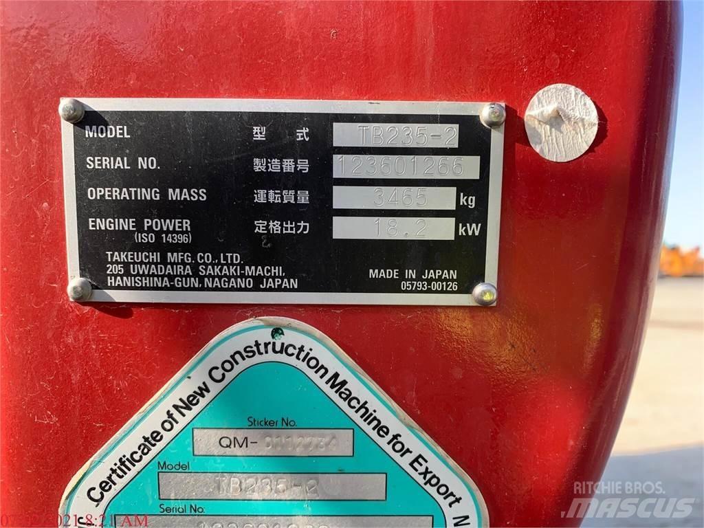 Takeuchi TB235-2 Mini excavators < 7t
