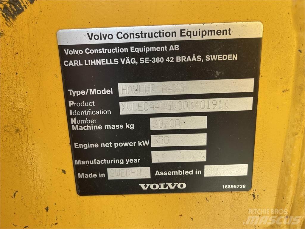 Volvo A40G Water tankers