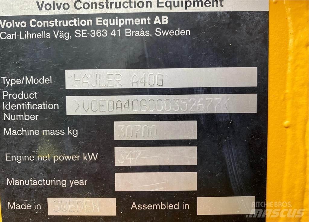 Volvo A40G Articulated Haulers