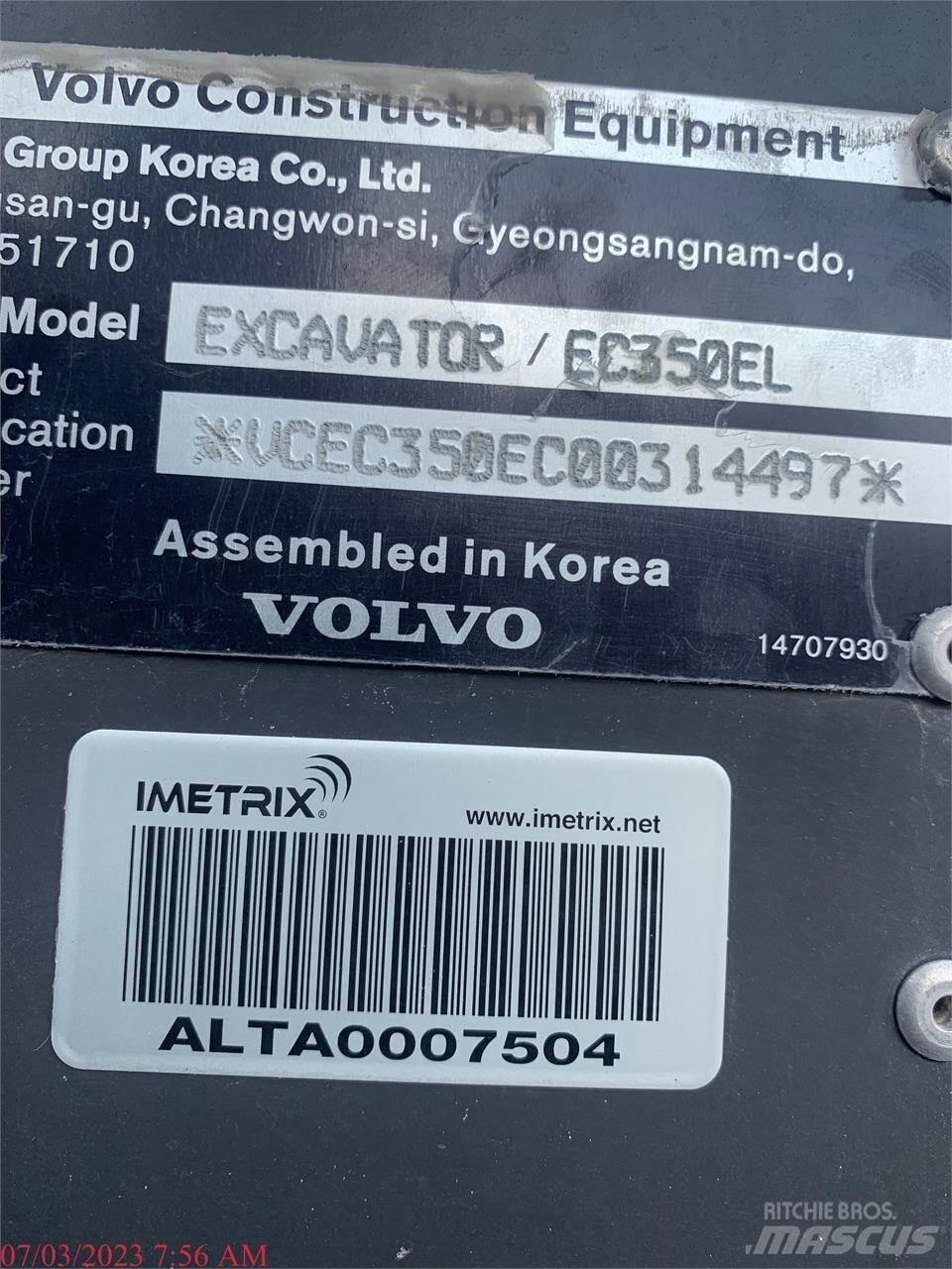 Volvo EC350EL Crawler excavators