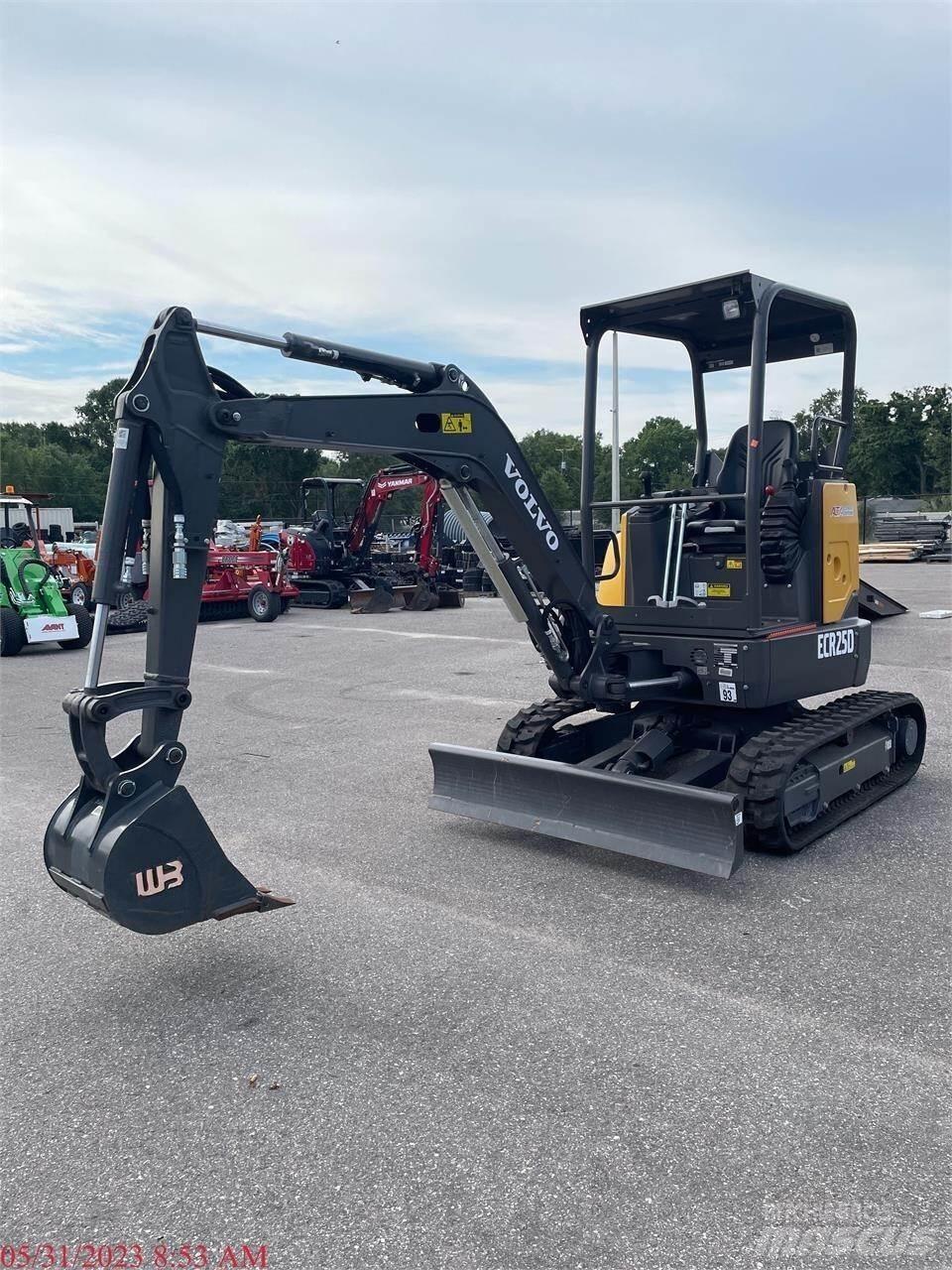 Volvo ECR25D Mini excavators < 7t