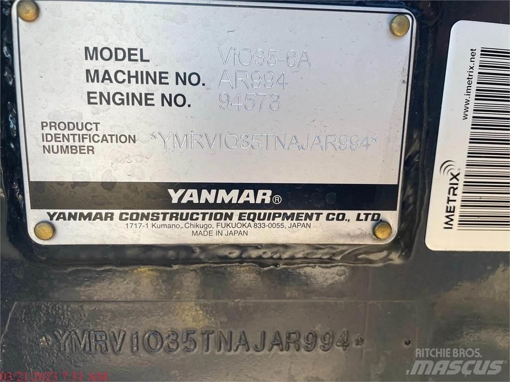Yanmar VIO35-6A Mini excavators < 7t