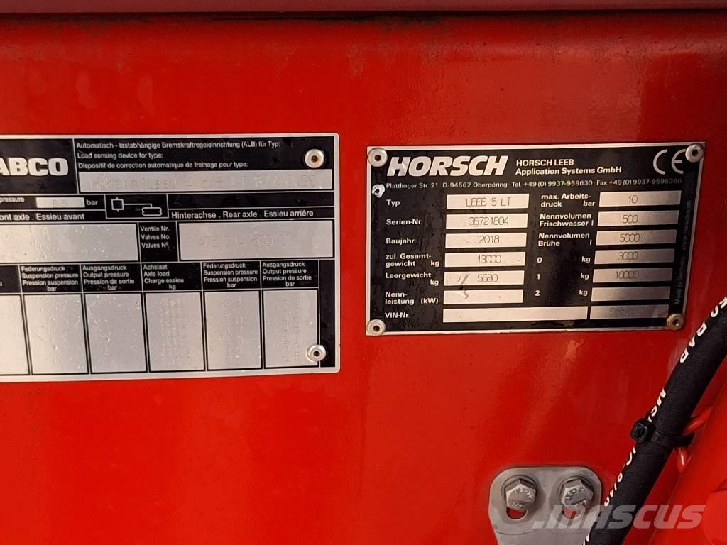 Horsch Leeb 5 LT Trailed sprayers