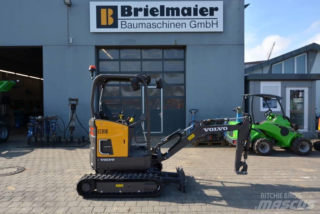 Volvo ECR18 electric Mini excavators < 7t