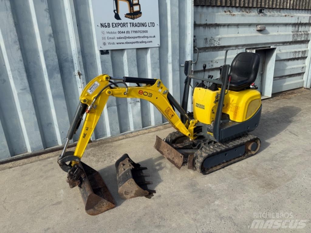 Wacker Neuson 803 Mini excavators < 7t