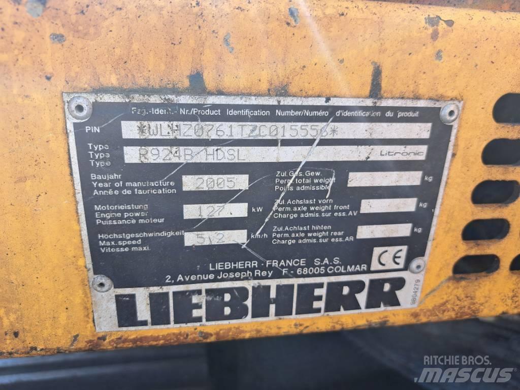 Liebherr R924B HDSL Crawler excavators
