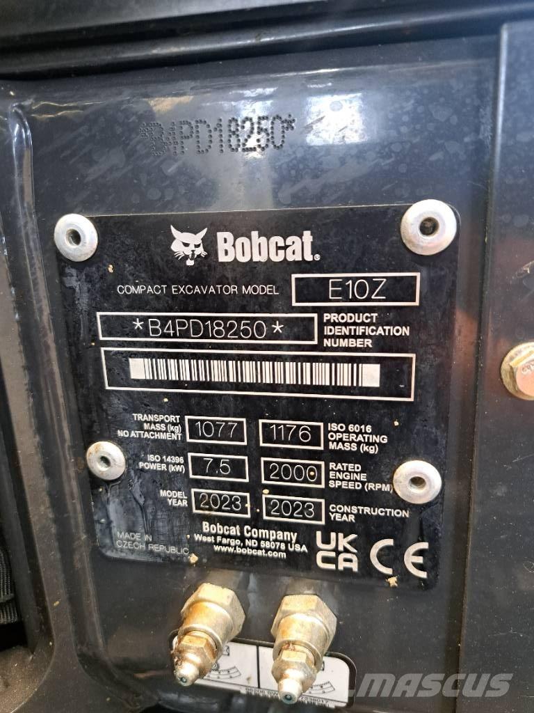 Bobcat E10Z Mini excavators < 7t