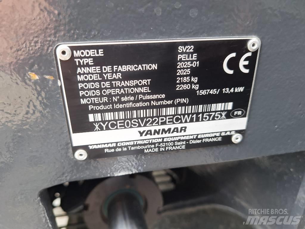 Yanmar SV 22 Mini excavators < 7t