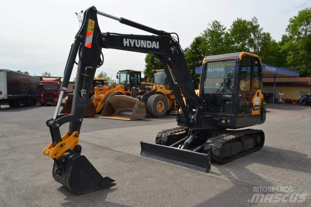 Hyundai HX 55 Mini excavators < 7t