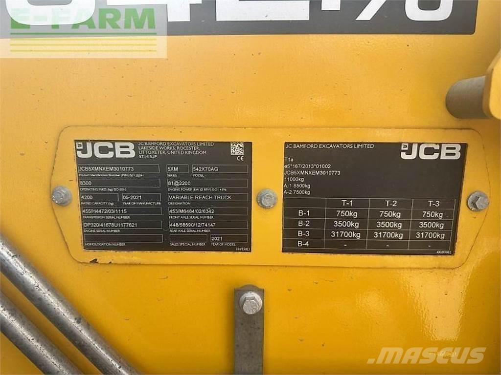 JCB 542-70 Farming telehandlers