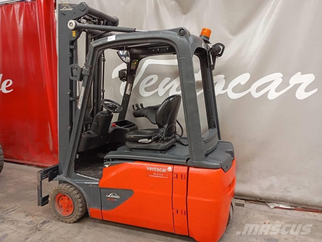 Linde E 16 Electric forklift trucks