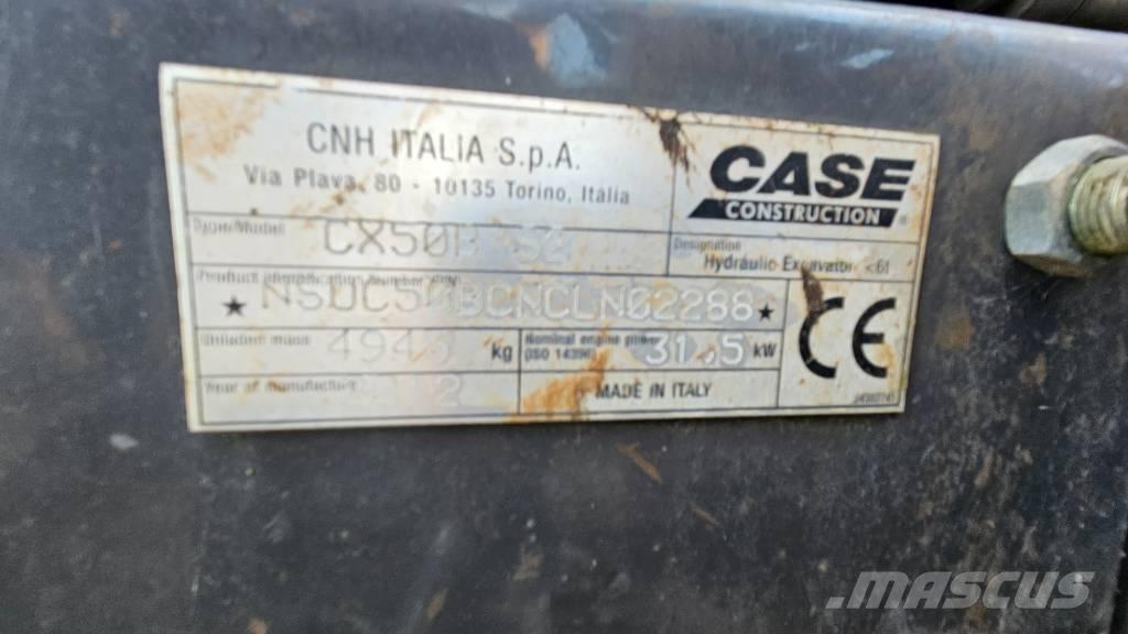 CASE CX50B Mini excavators < 7t