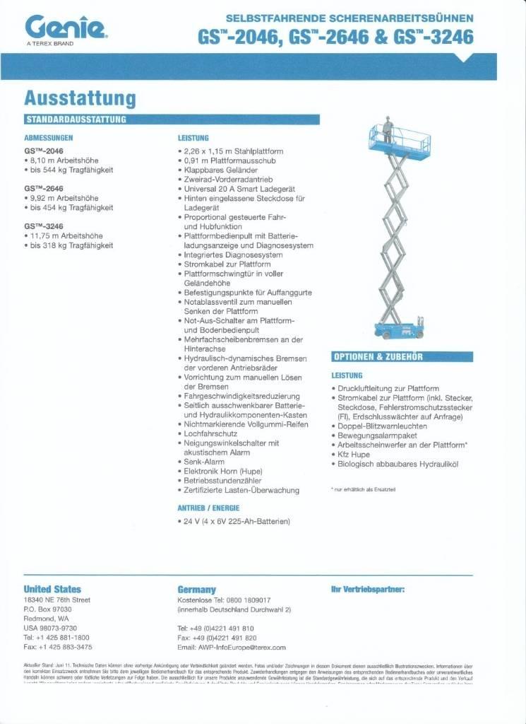 Genie GS 2646 Scissor lifts