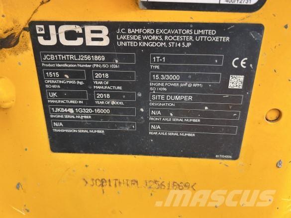 JCB DUMPER 1T-1 Site dumpers