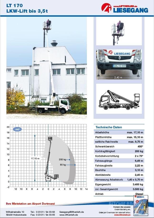 GSR E 179 T Truck mounted aerial platforms