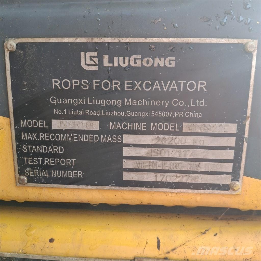 LiuGong 922 F Crawler excavators