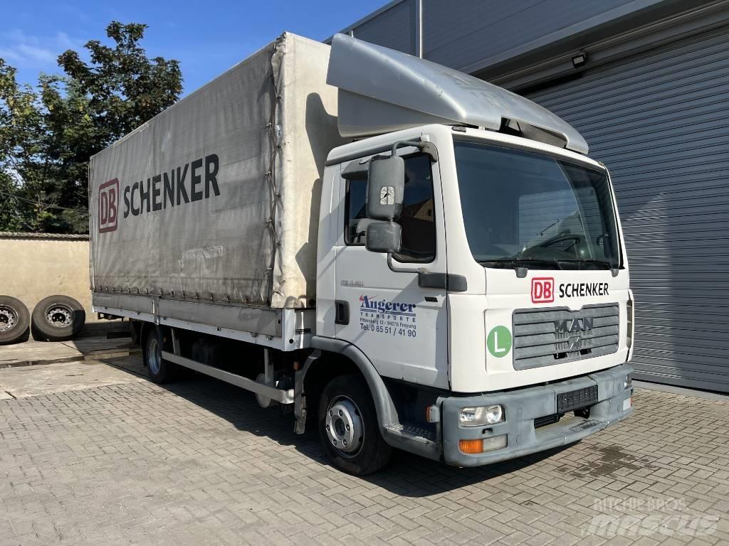MAN TGL 8.180 Tautliner/curtainside trucks
