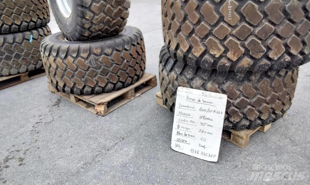 Alliance 600/55R26.5 Tyres, wheels and rims