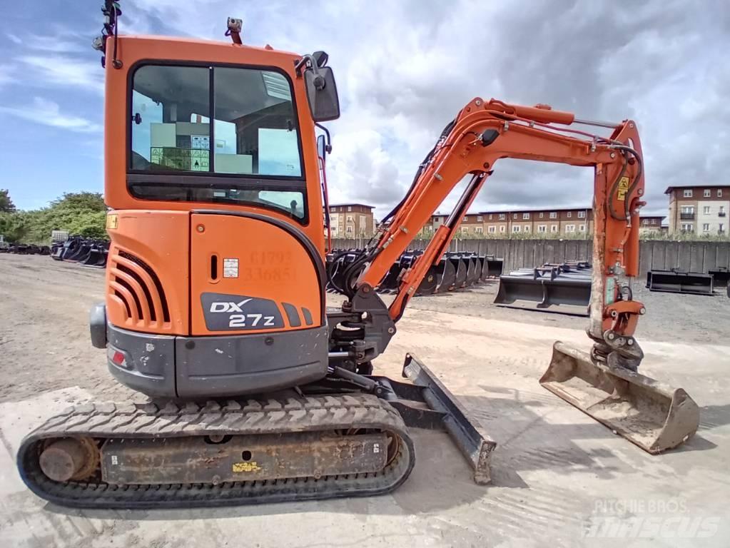 Doosan DX 27 Z Mini excavators < 7t