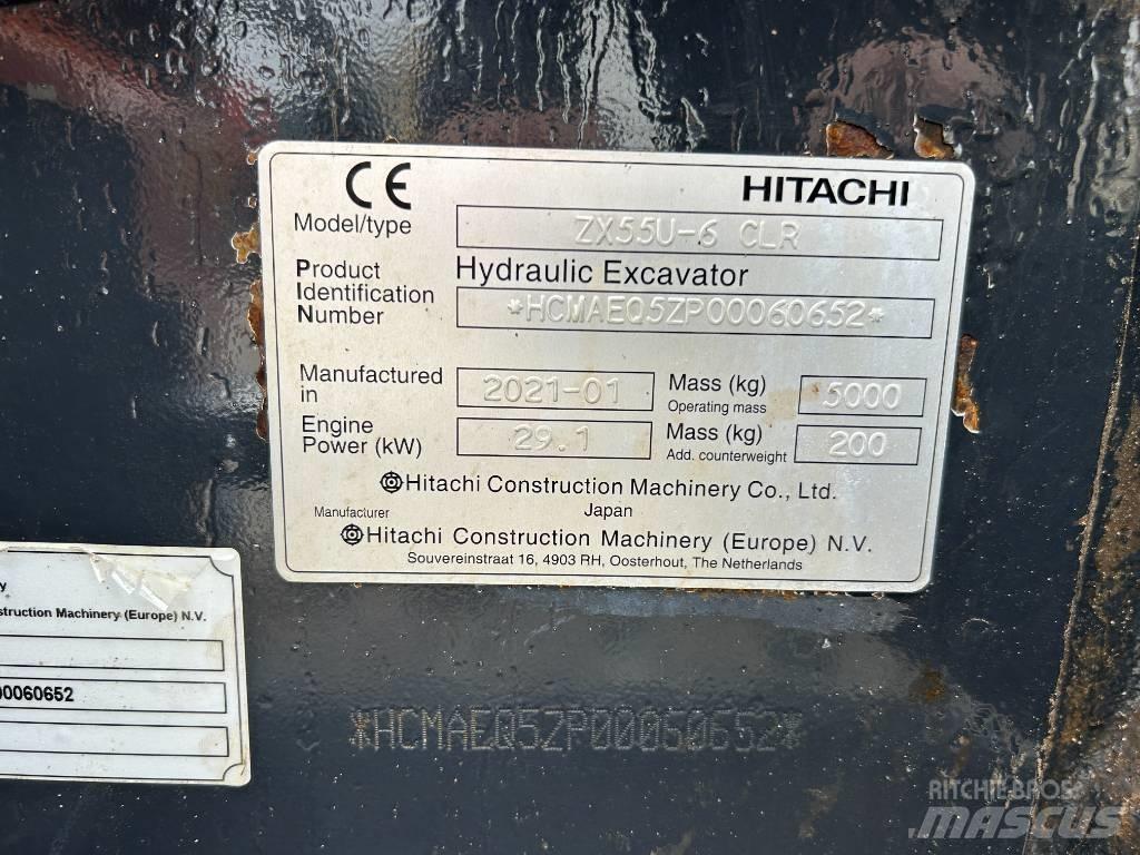 Hitachi ZX55U-6 Mini excavators < 7t