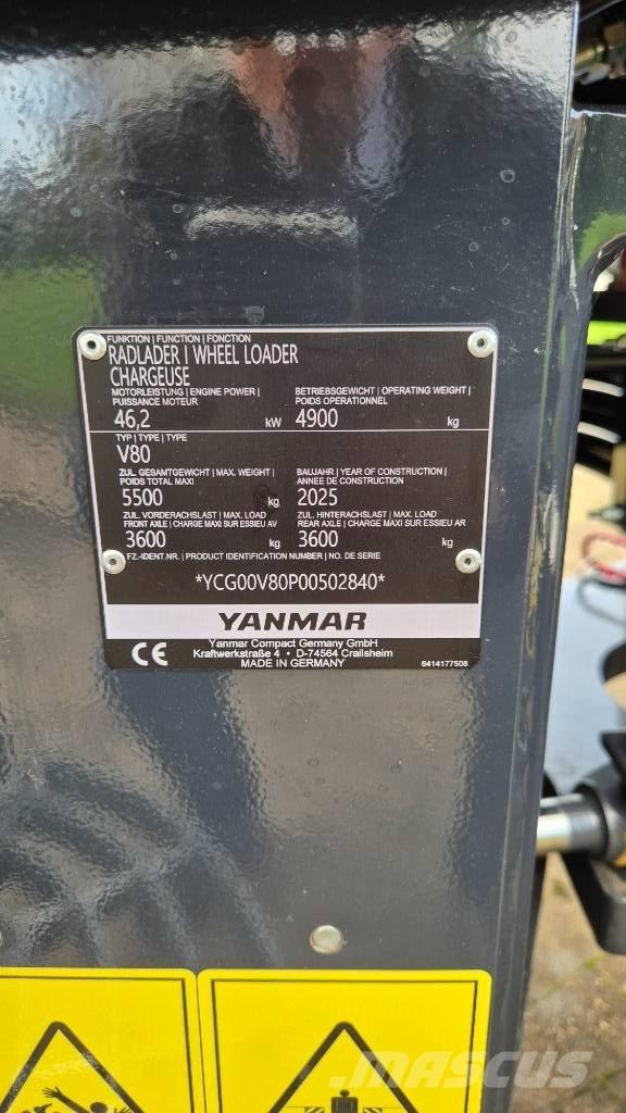 Yanmar V80/5 Wheel loaders