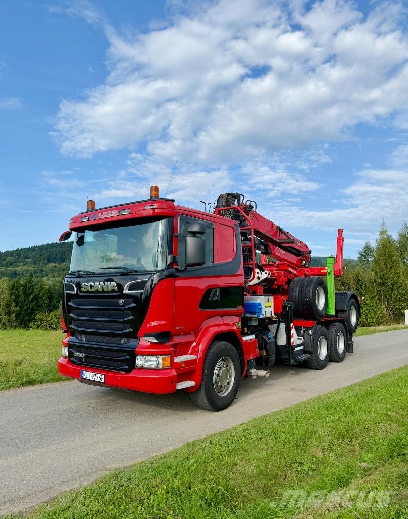 Scania R580 V8 6x4 Van Body Trucks
